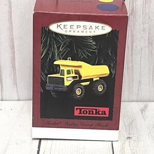 Hallmark 1996 ~ TONKA Mighty Dump Truck Die Cast Metal ~ Keepsake Ornament